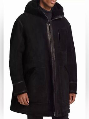 Brett Johnson Shearling-Lined
Suede Parka